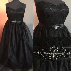 Black ballgown
